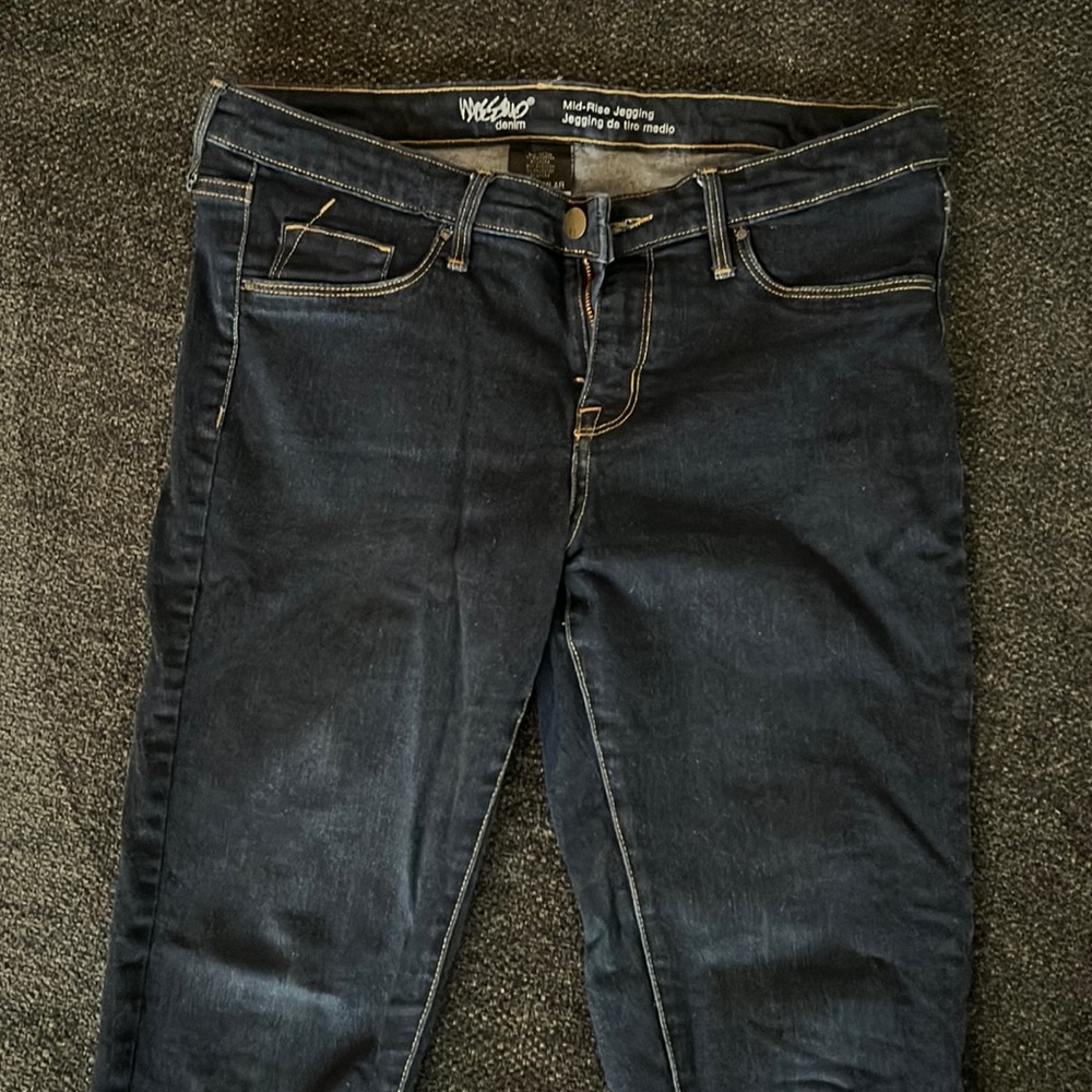 Dark blue skinny jeans